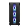 Caja de PC CHIEFTEC GS-01B-OP Torre Negra – cristal templado, ventilador RGB, compatible con ATX/Micro-ATX, GPU hasta 320 mm