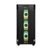 Caja de PC CHIEFTEC GS-01B-OP Torre Negra – cristal templado, ventilador RGB, compatible con ATX/Micro-ATX, GPU hasta 320 mm