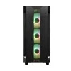 Caja de PC CHIEFTEC GS-01B-OP Torre Negra – cristal templado, ventilador RGB, compatible con ATX/Micro-ATX, GPU hasta 320 mm