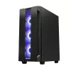 Caja de PC CHIEFTEC GS-01B-OP Torre Negra – cristal templado, ventilador RGB, compatible con ATX/Micro-ATX, GPU hasta 320 mm