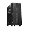 Caja de PC CHIEFTEC GS-01B-OP Torre Negra – cristal templado, ventilador RGB, compatible con ATX/Micro-ATX, GPU hasta 320 mm