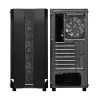 Caja de PC CHIEFTEC GS-01B-OP Torre Negra – cristal templado, ventilador RGB, compatible con ATX/Micro-ATX, GPU hasta 320 mm
