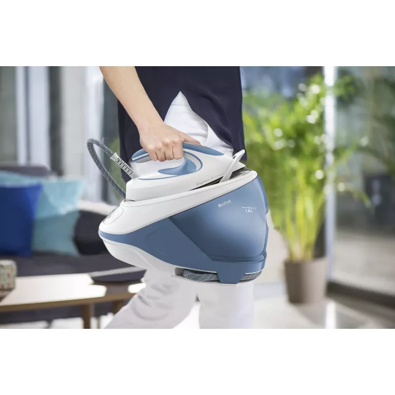 Tefal Express Protect SV9202 2800 W 1,8 l suela Durilium AirGlide Autoclean Blanca, Azul