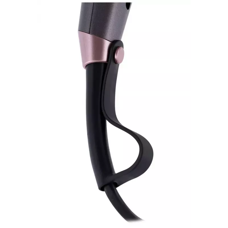 Secador de pelo Remington D6077 2000 W, función iónica, aire frío, difusor, 3 niveles de temperatura, gris/bronce