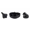 Secador de pelo Remington D6077 2000 W, función iónica, aire frío, difusor, 3 niveles de temperatura, gris/bronce