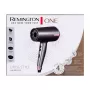 Secador de pelo Remington D6077 2000 W, función iónica, aire frío, difusor, 3 niveles de temperatura, gris/bronce
