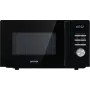 Microondas combinado Gorenje MO20A4BH — 20 L, 800 W, negro, 5 niveles de potencia