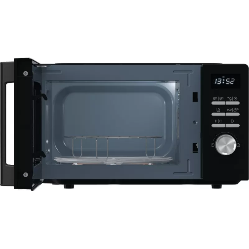 Microondas combinado Gorenje MO20A4BH — 20 L, 800 W, negro, 5 niveles de potencia