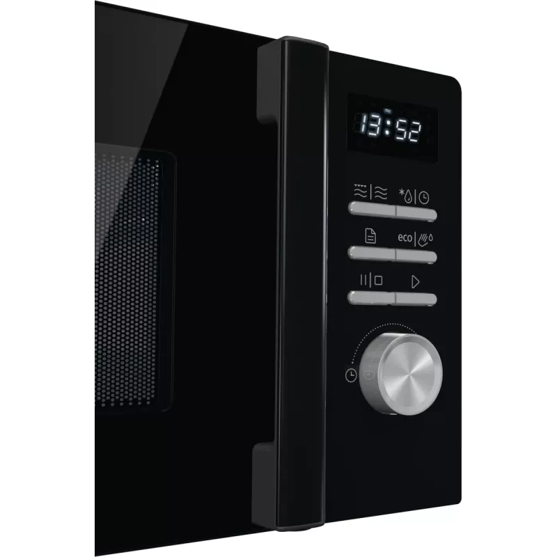 Microondas combinado Gorenje MO20A4BH — 20 L, 800 W, negro, 5 niveles de potencia