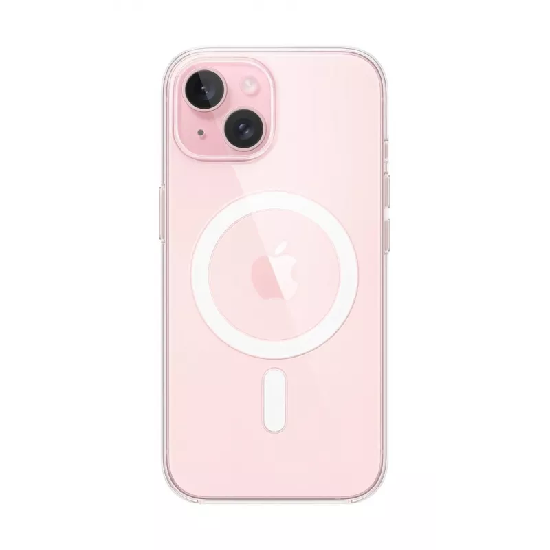 Funda Apple iPhone 15 Clear Case con MagSafe