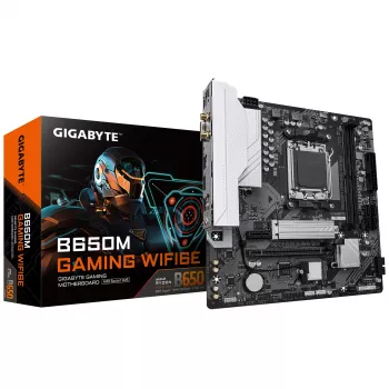 Placa base GIGABYTE B650M GAMING WIFI6E, AMD B650, Socket AM5, Micro ATX