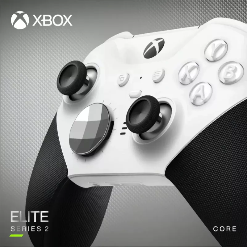 Mando Microsoft Xbox Elite Wireless Series 2 Core Negro Blanco Bluetooth USB