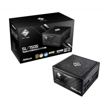 Fuente de alimentación ASROCK SL-1000G Steel Legend 1000 W 20+4-Pin ATX 80 PLUS Gold Negro