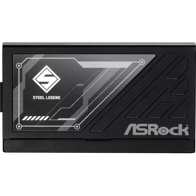 Fuente de alimentación ASROCK SL-1000G Steel Legend 1000 W 20+4-Pin ATX 80 PLUS Gold Negro