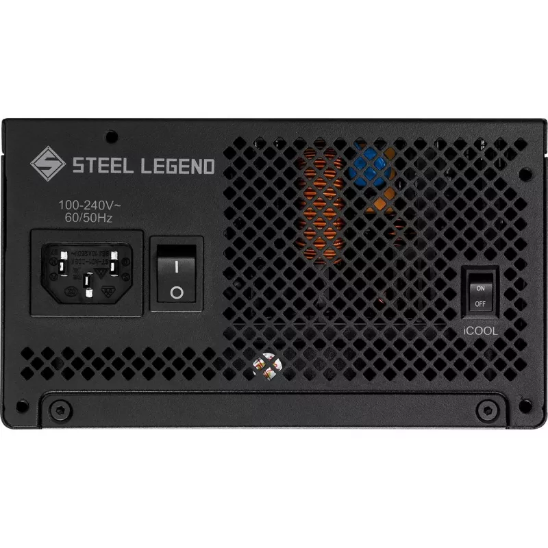 Fuente de alimentación ASROCK SL-1000G Steel Legend 1000 W 20+4-Pin ATX 80 PLUS Gold Negro