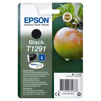 Epson Apple Singlepack Negro T1291 DURABrite Ultra Tinta