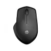 HP 285 Ratón inalámbrico silencioso, ambidiestro, óptico, RF Wireless, 1200 DPI, Negro