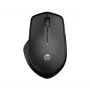 HP 285 Ratón inalámbrico silencioso, ambidiestro, óptico, RF Wireless, 1200 DPI, Negro