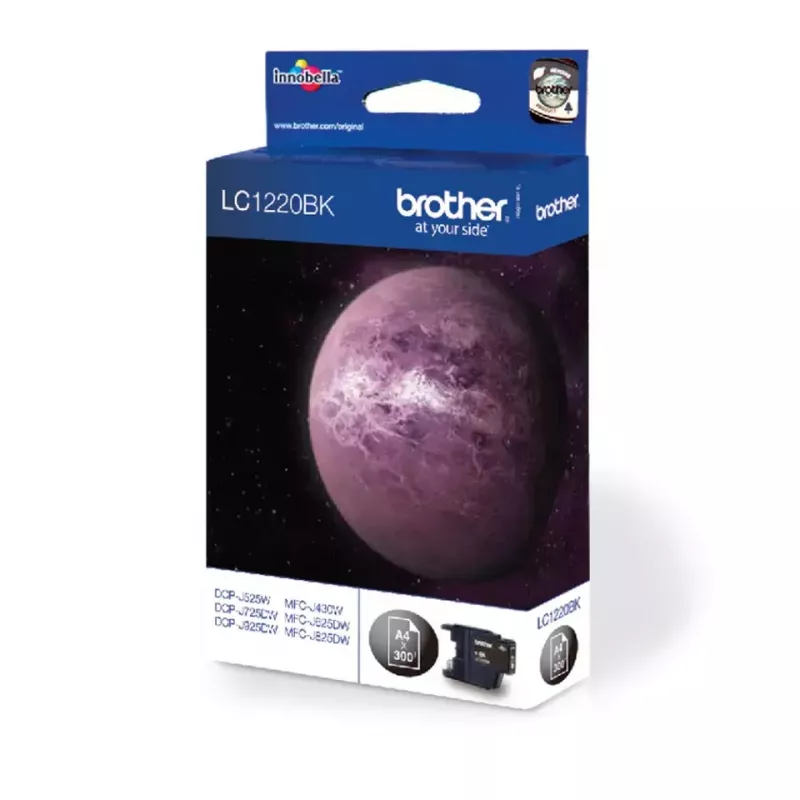 Cartucho de tinta Brother LC1220BK 1 unidad Original Negro
