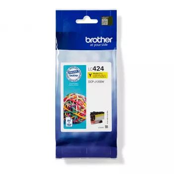 Cartucho de tinta Brother LC424Y 1 ud. Original Amarillo