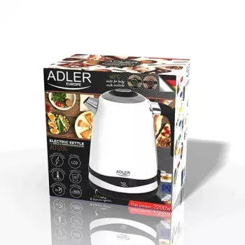Hervidor eléctrico Adler 1,7 L 2200 W blanco