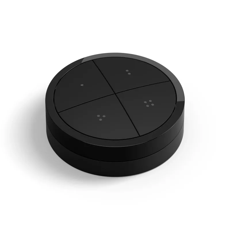Philips Hue Tap Dial interruptor, inalámbrico, ZigBee, montaje en pared, plástico, negro