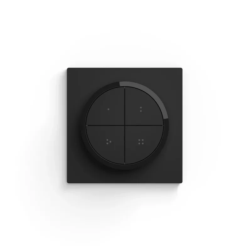 Philips Hue Tap Dial interruptor, inalámbrico, ZigBee, montaje en pared, plástico, negro