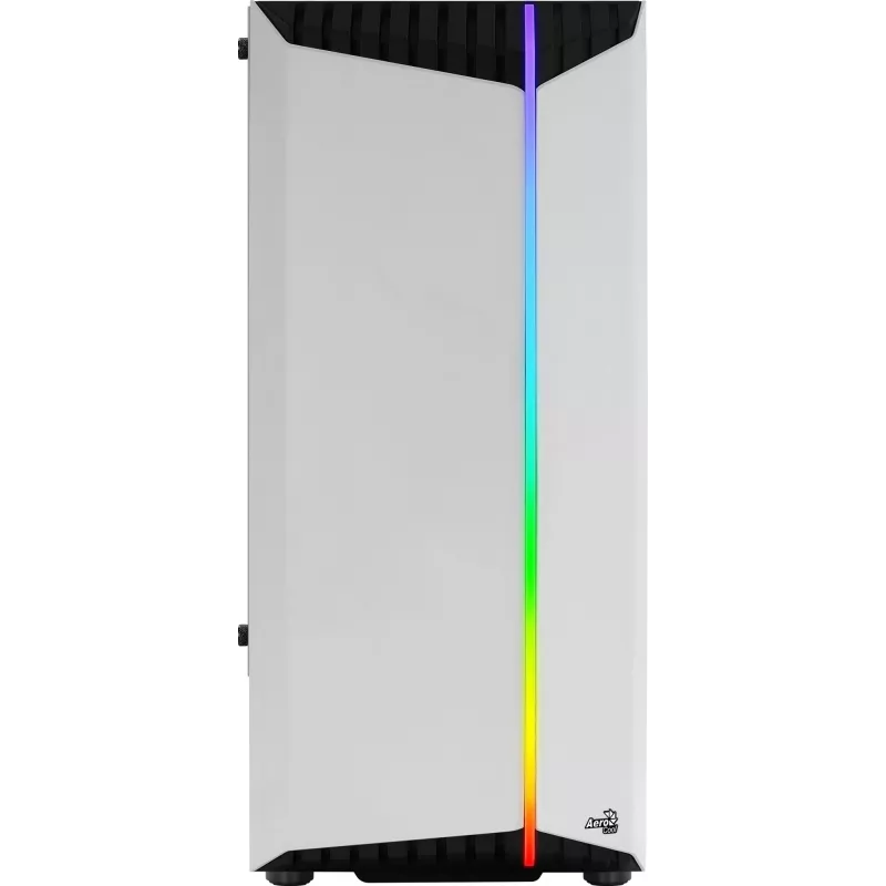 Aerocool Bionic V2 caja de PC Midi Tower, ATX / micro ATX / Mini-ITX, cristal templado, RGB, blanca