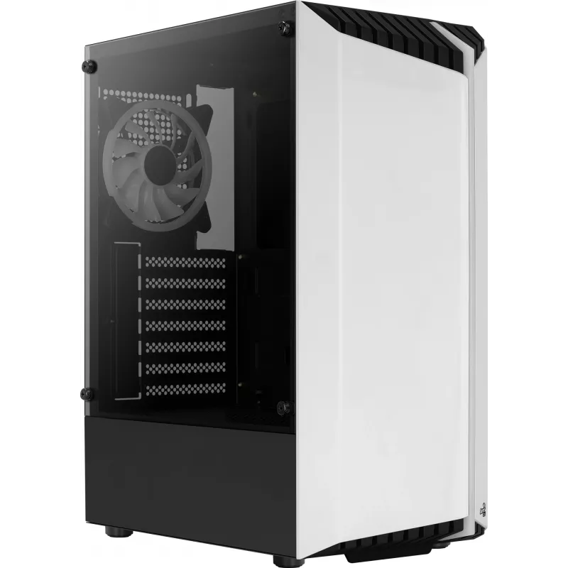 Aerocool Bionic V2 caja de PC Midi Tower, ATX / micro ATX / Mini-ITX, cristal templado, RGB, blanca