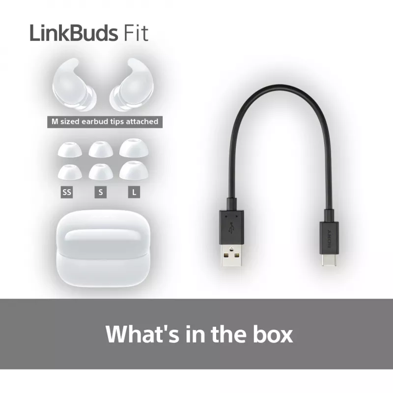 Sony LinkBuds Fit WFLS910NW auriculares/auricular inalámbricos intraurales llamadas/música Bluetooth blancos