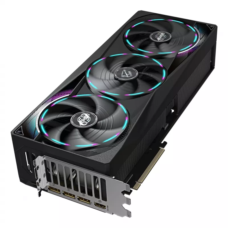 Tarjeta gráfica GIGABYTE AORUS GeForce RTX 5070 Ti MASTER 16G - 16GB GDDR7, 256bit, PCI-E 5.0, 2670 MHz núcleo, 3 x DP 2.1a, 1 x HDMI 2.1b, NVIDIA DLSS 4, GV-N507TAORUS M-16GD