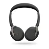 Jabra Evolve2 65 Flex - Link380a MS estéreo, con cable e inalámbrico, 20 - 20000 Hz, oficina/callcenter, 136 g, auricular, negro