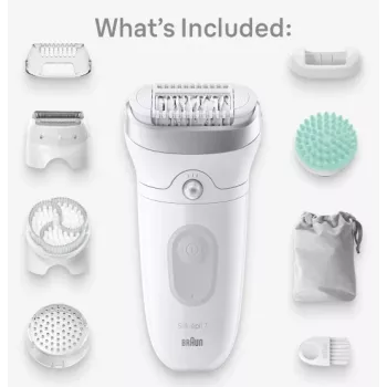 Braun Silk-épil 7 7-081 depiladora 40 pinzas blanca