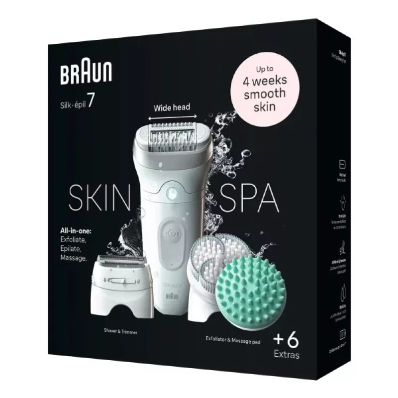 Braun Silk-épil 7 7-081 depiladora 40 pinzas blanca