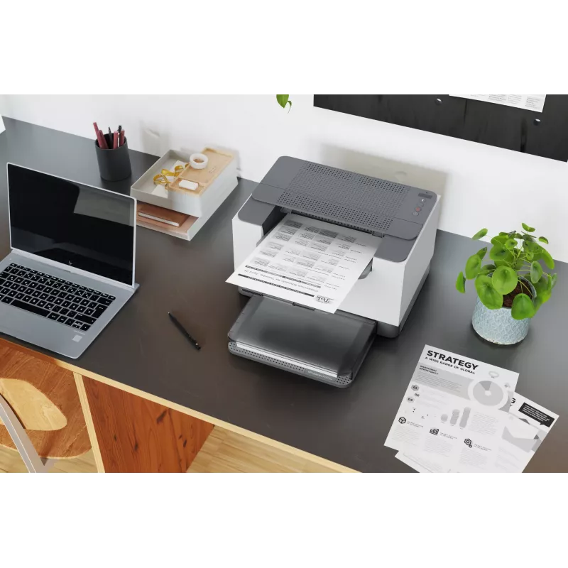 Impresora HP LaserJet M207dw, láser, 600 x 600 DPI, A4, 27 páginas/min, dúplex, gris, blanco