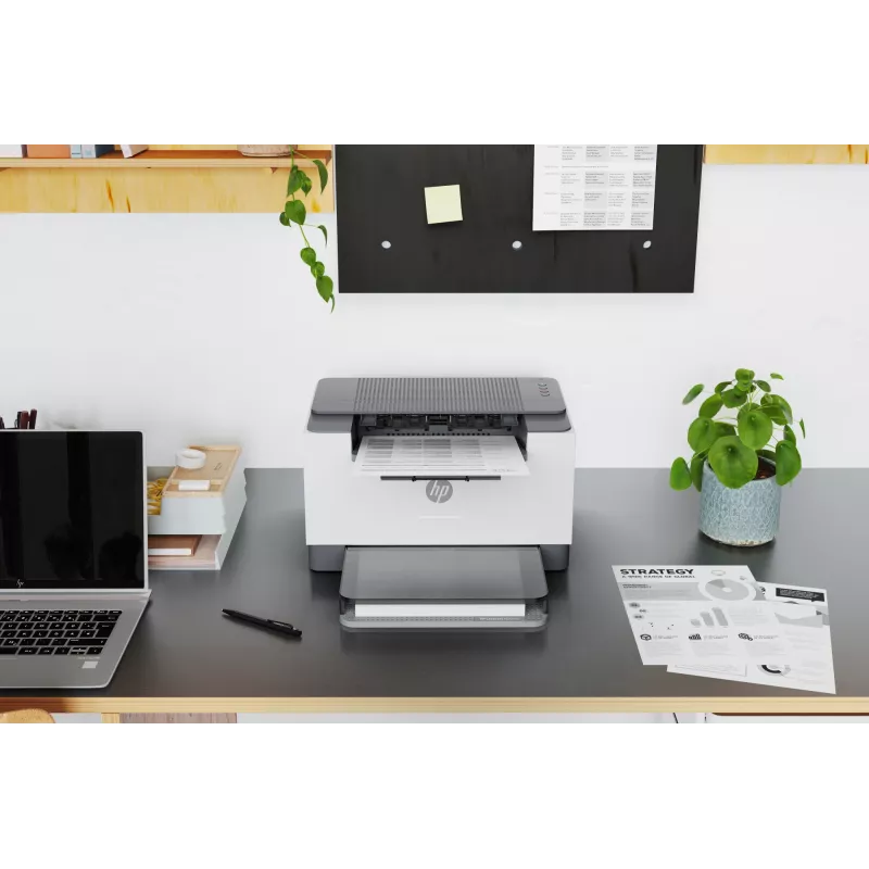 Impresora HP LaserJet M207dw, láser, 600 x 600 DPI, A4, 27 páginas/min, dúplex, gris, blanco