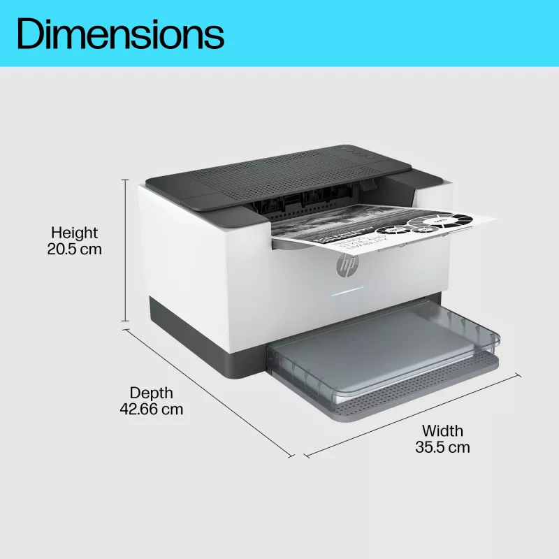 Impresora HP LaserJet M207dw, láser, 600 x 600 DPI, A4, 27 páginas/min, dúplex, gris, blanco