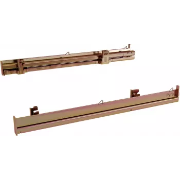 Guía telescópica de repuesto/accesorio para horno Siemens HZ638070 latón acero inoxidable