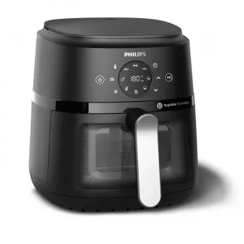 Freidora Philips serie 2000 NA221/00 individual 4,2 L independiente 1500 W freidora de aire negro, plata