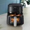 Freidora Philips serie 2000 NA221/00 individual 4,2 L independiente 1500 W freidora de aire negro, plata