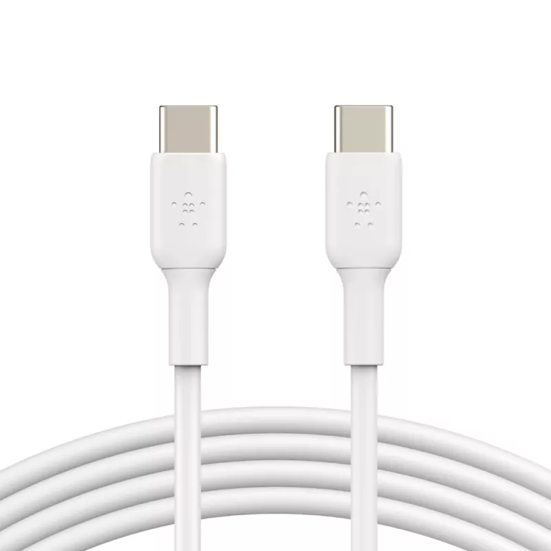 Cable USB-C a USB-C BELKIN 2m Blanco