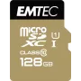 Tarjeta Micro SD EMTEC SDXC Clase 10 Gold + 128GB