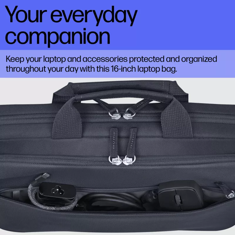 Bolsa para portátil HP Everyday de 16 inch, bolsa messenger, 40.6 cm (16 inch), correa para el hombro, 510 g