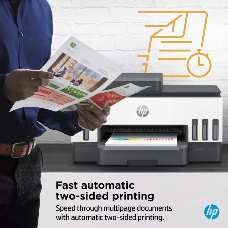 HP Smart Tank 7305 impresora inalámbrica todo en uno color, impresión a doble cara; copiadora, escáner