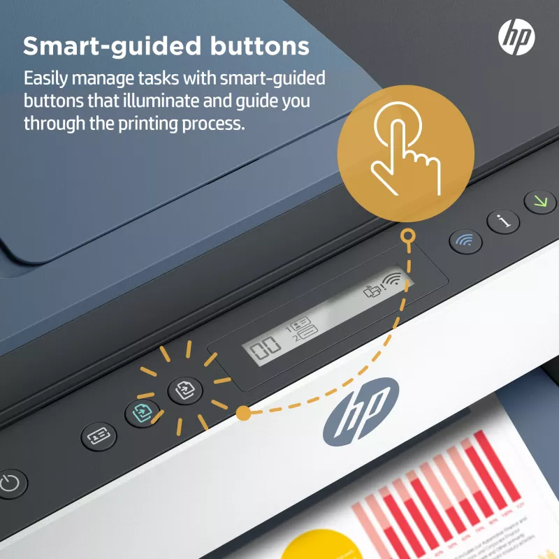 HP Smart Tank 7305 impresora inalámbrica todo en uno color, impresión a doble cara; copiadora, escáner
