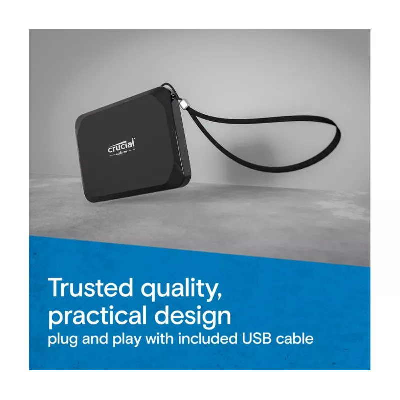 MICRON / CRUCIAL SSD portátil - Crucial X9 - 4TB - USB-C 3.2 Gen 2