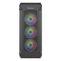 GENESIS Irid 505 ARGB Torre Midi negra, transparente
