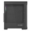 GENESIS Irid 505 ARGB Torre Midi negra, transparente