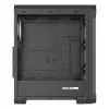 GENESIS Irid 505 ARGB Torre Midi negra, transparente