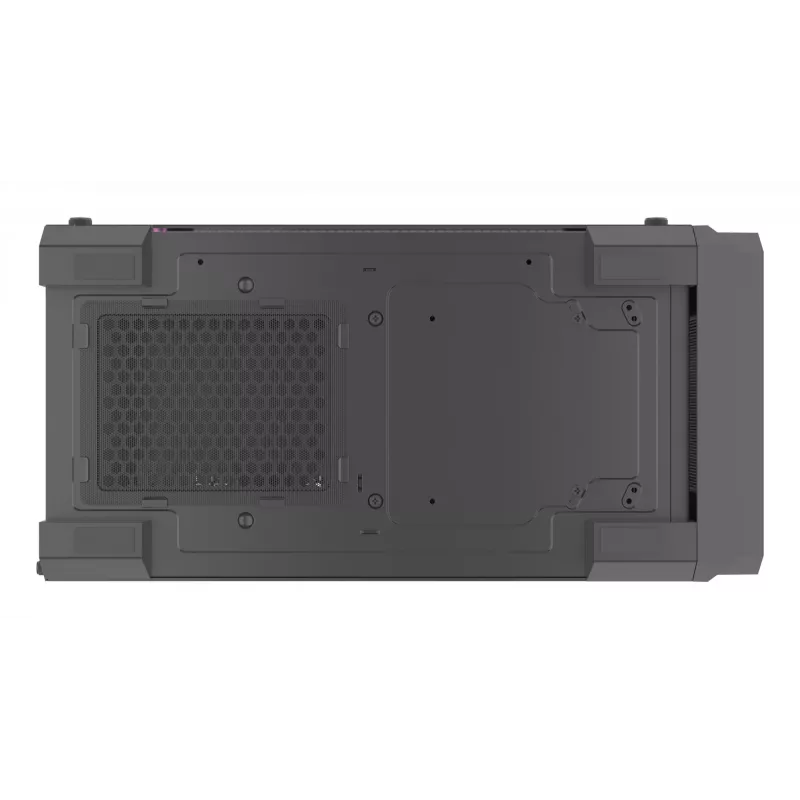 GENESIS Irid 505 ARGB Torre Midi negra, transparente
